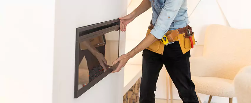 Metal Fireplace Installation in Grand Rapids, Michigan