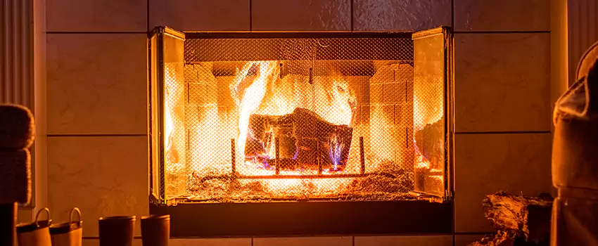 Mendota Hearth Landscape Fireplace Installation in Grand Rapids, Michigan