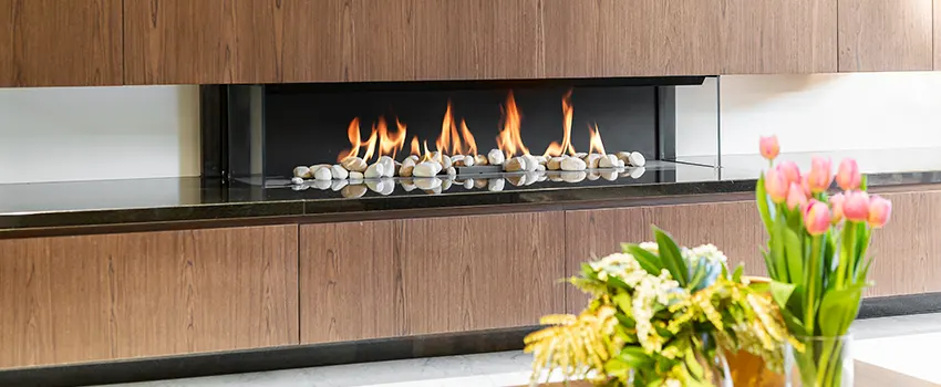 Double-height Fireplace Design Refurbishment in Grand Rapids, Michigan