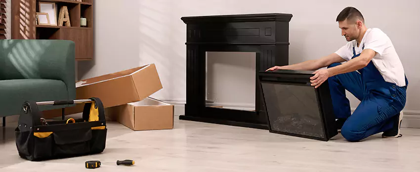Old Rusted Metal Fireplace Repair And Replacement in Grand Rapids, MI